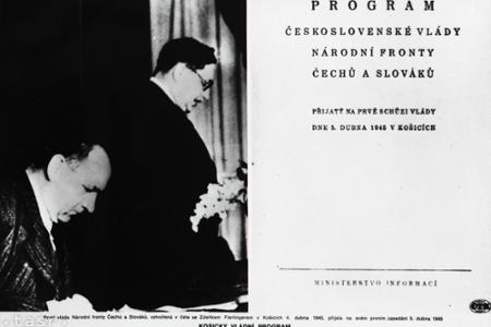 Rok 1945: Vláda prijala Košický vládny program