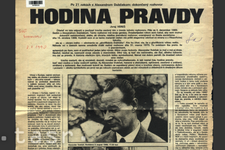 A.Dubček v českolovenskej tlači po roku 1989