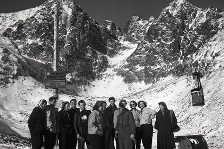 Zimné rekreácie pracujúcich vo Vysokých Tatrách 