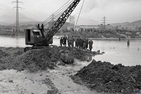Rok 1956: Rieka Orava v novom koryte