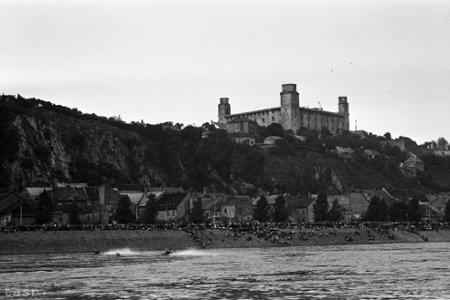 Rok 1959: Motorové člny brázdia hladinu Dunaja v Bratislave